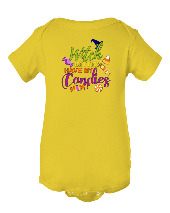 Trick or Treat with Sass: "Witch Better Have My Candy" Halloween Baby Onesie!