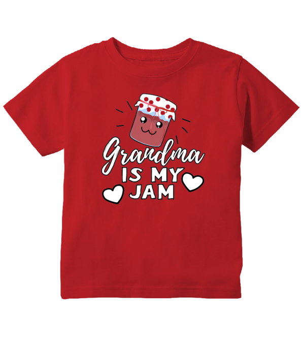 Grooving With Grandma! "Grandma Is My Jam" Toddler T-Shirt