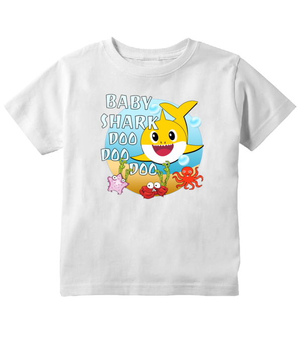 Baby Shark Doo Doo Doo! Cute Colorful Toddler T-Shirt!