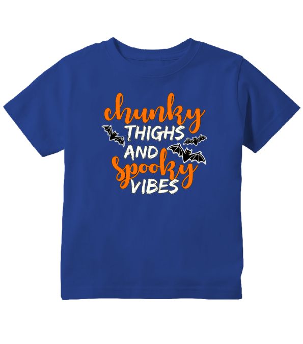 chunky thighs and spooky vibes t shirt