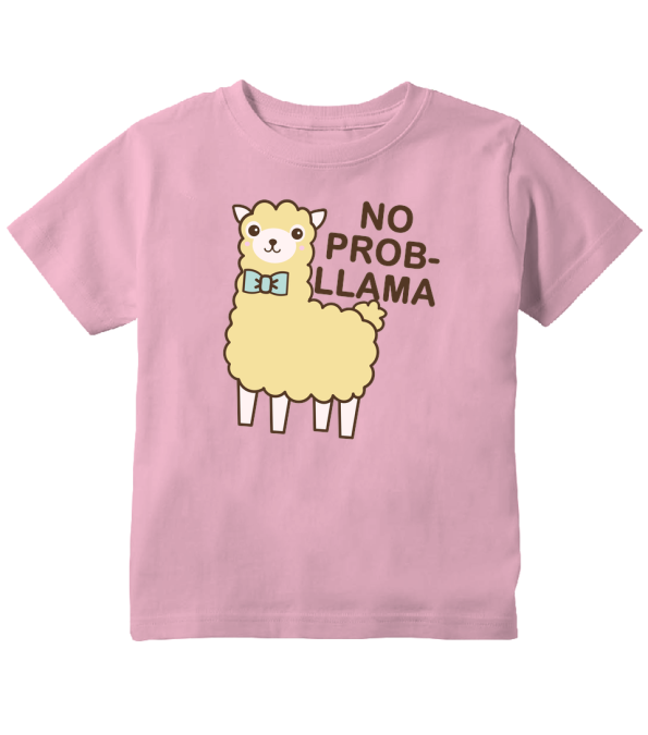 Stay Cool - "No Prob Llama" Cute Llama Toddler T-Shirt!