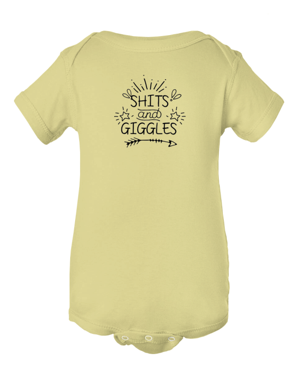 shits and giggles baby onesie