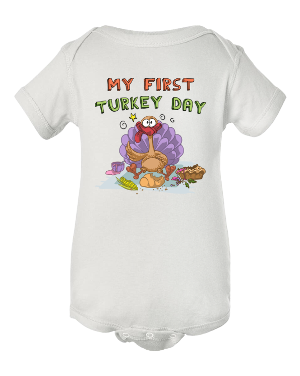 my first turkey day onesie