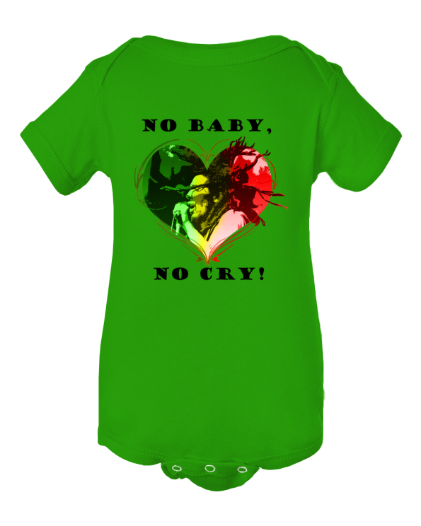 Island Rhythms Await! "No Baby, No Cry!" Reggae Music Inspired Baby Onesie
