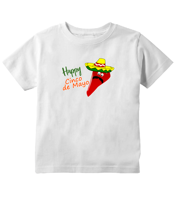 happy cinco de mayo t shirt for kids