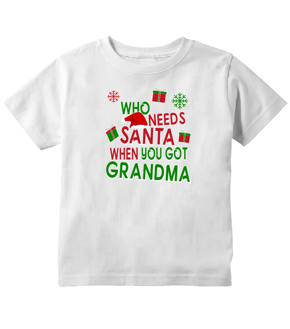 who needs santa when i have grandma