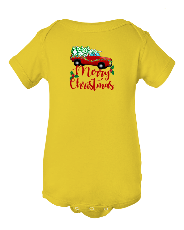 Tidings of Joy & Tiny Giggles - "Merry Christmas" Baby Onesie!