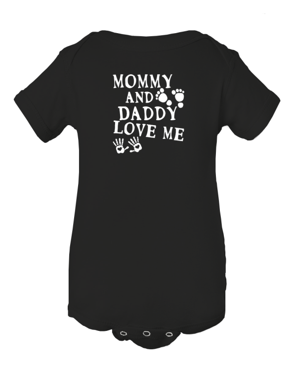 Pure Love & Cozy Comfort - "Mommy and Daddy Love Me" Baby Onesie!