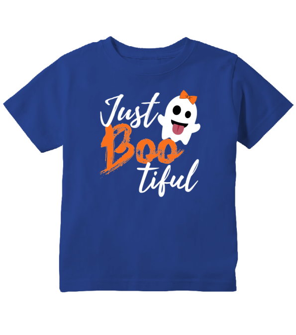 Spook-tacular Cuteness! "Just Bootiful" Halloween Toddler T-Shirt