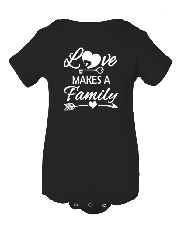 love makes a family onesie