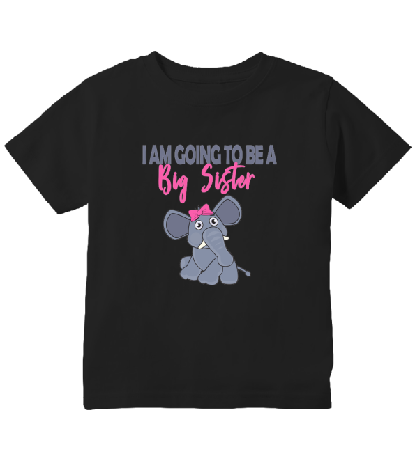 i'm going to be a big sister t shirt