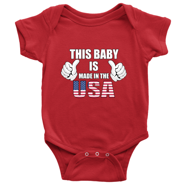 4th of july baby onesie