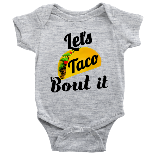 taco baby onesie