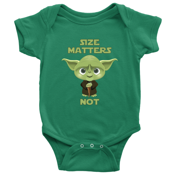 Size Matters Not, Funny Baby Onesie