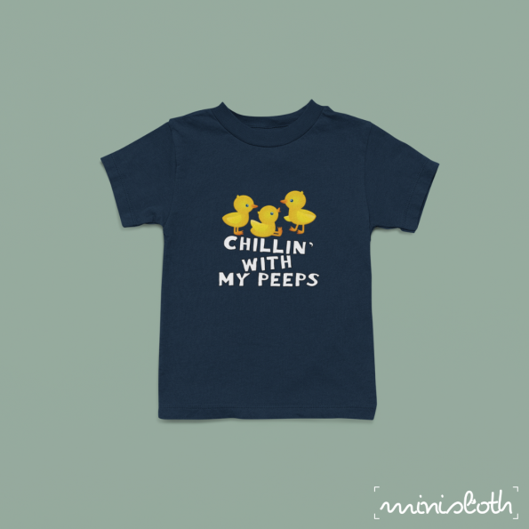 chilling-with-my-peeps-shirt-easter-toddler